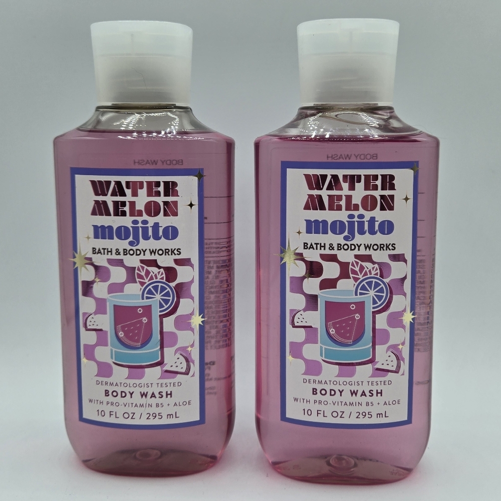 Bath and Body Works Watermelon Mojito Body Wash Bundle Set